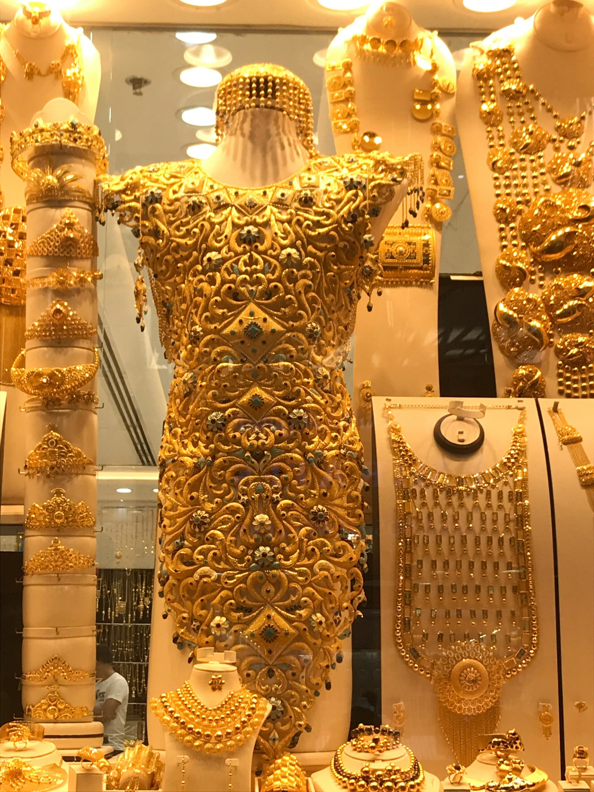 gold and silver floral chandelier