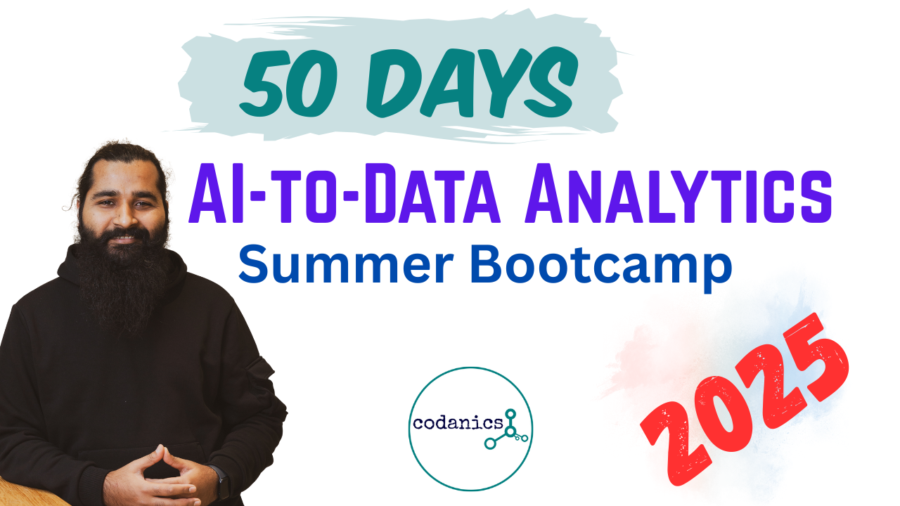 50 Days of AI-to-Data Analytics Summer Bootcamp 2025