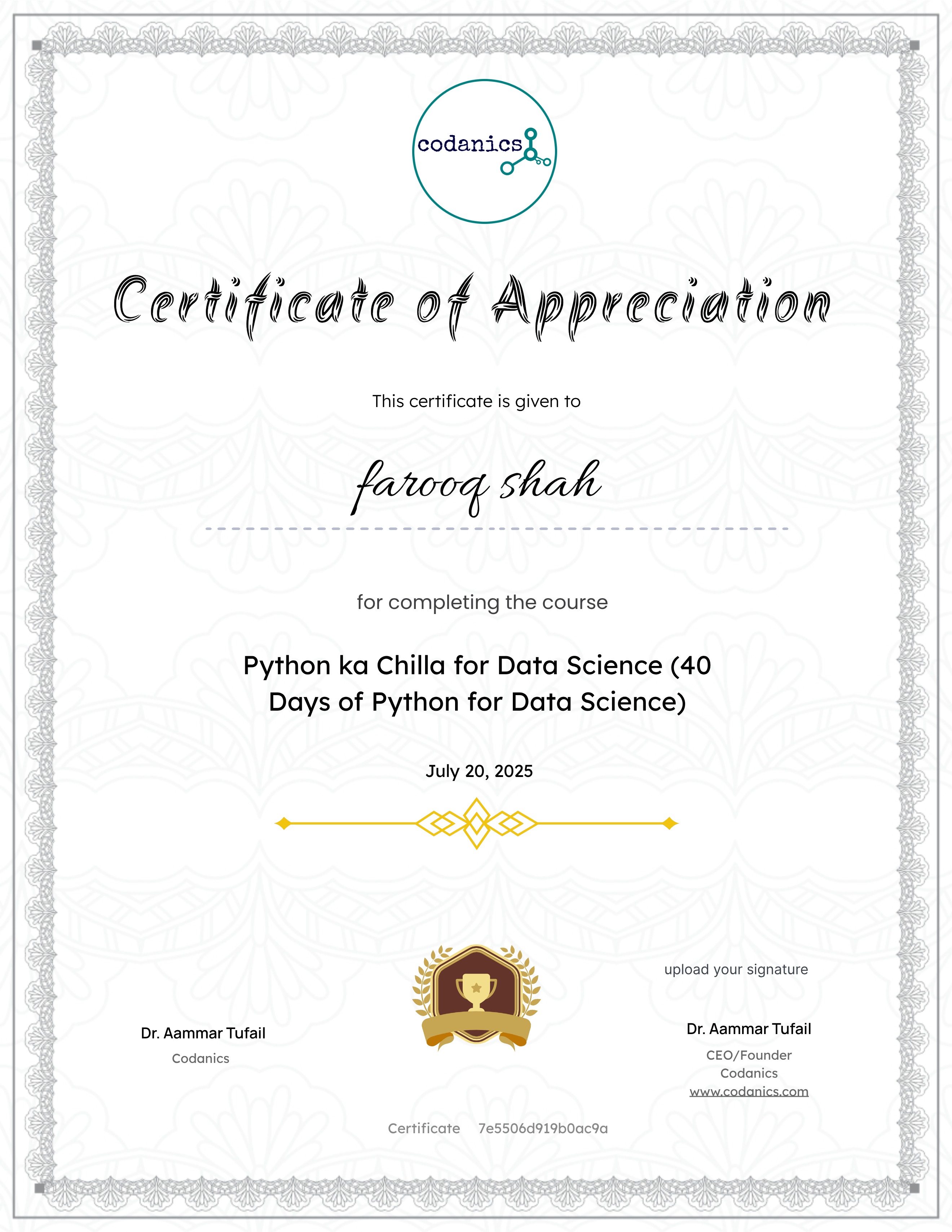 Python ka Chilla for Data Science (40 Days of Python for Data Science)