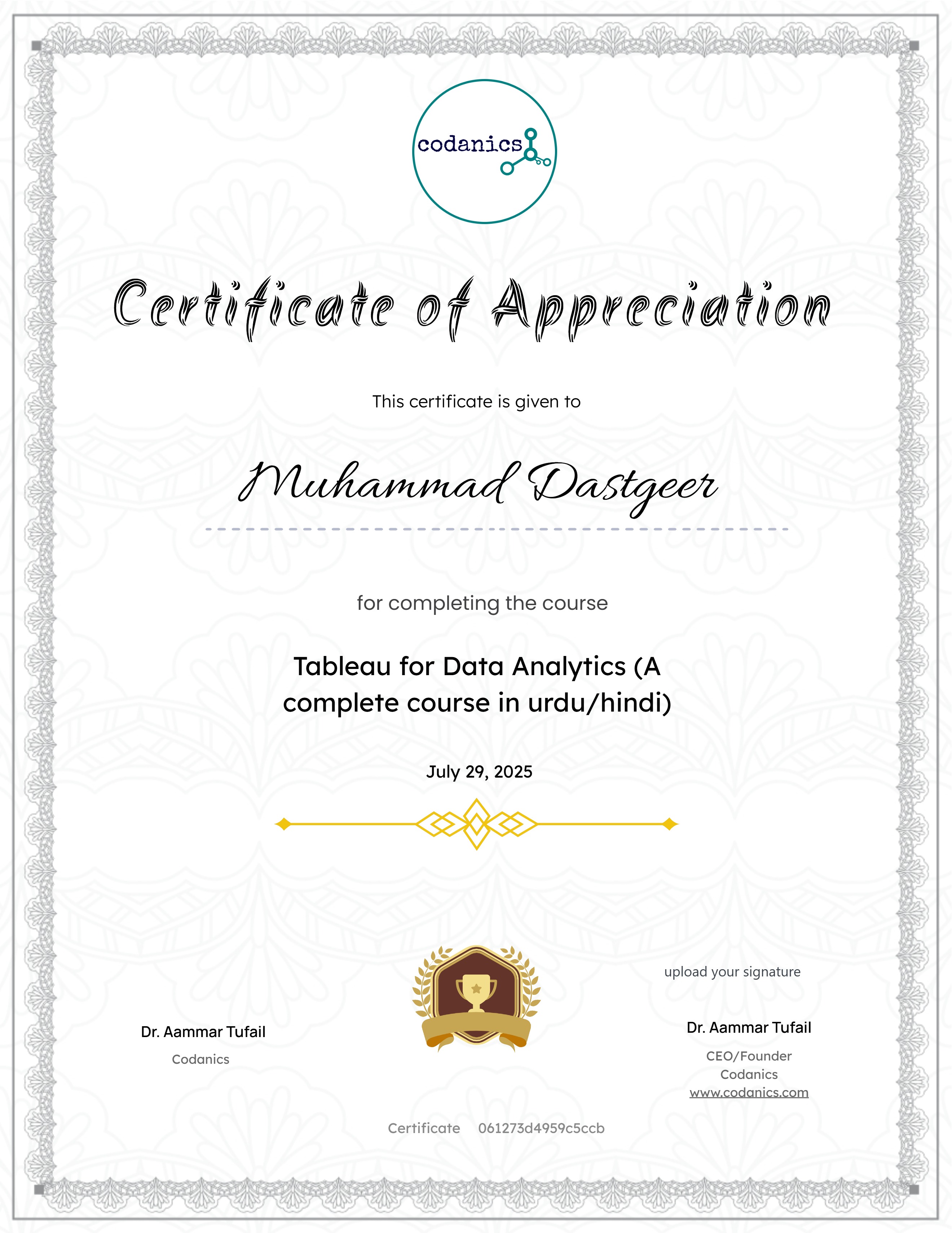 Tableau for Data Analytics (A complete course in urdu/hindi)